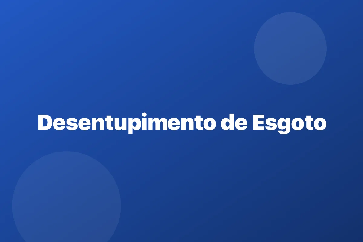 Hidrojateamento de tubulação em Uberlândia